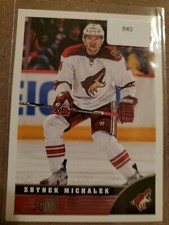 2013-14 Score Coyotes Hockey Card #389 Zbynek Michalek