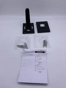 Hansgrohe Braccio doccia collegamento a parete per soffione doccia Pulsify 260 nero opaco - Foto 1 di 6