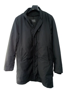 TUMI Over Coat Jacket Mens Size M Black + Lnsulated Liner Water&Wind Resistant - Picture 1 of 19