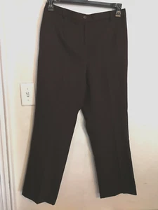 Pendleton Womens Pants 12 Brown Virgin Wool Dress Pockets Academia Career Office - Picture 1 of 4