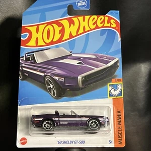 Hot Wheels - '69 Shelby GT-500 Purple 2023 Muscle Mania - Picture 1 of 4