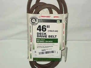NEW MTD 46 INCH DECK DRIVE LAWN TRACTOR BELT 754-04122 954-04122 MOWER 04THRU09 - Picture 1 of 4