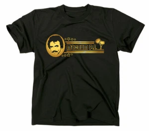 Magnum PI Kult T-Shirt, P.I., TV-Serie Tom Selleck Fanshirt Fan Logo - Imagen 1 de 8