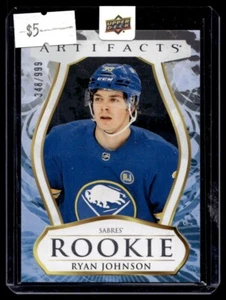 2023-24 Upper Deck Artifacts Rookie Ryan Johnson RC /999 Columbus Blue Jackets - Picture 1 of 2
