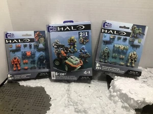 Halo mega construx Mongoose Outrider Bazzar & Decisive 3 Set BNIB Trifecta - Picture 1 of 7