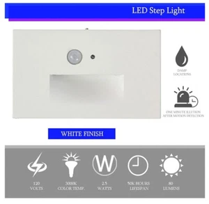 Led Indoor & Outdoor Motion Sensor Light Deck Stair Lights Indoor Motion Sensor - Picture 1 of 6