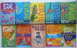 ROALD DAHL - JOB LOT TEN CHILDRENS FICTION PAPERBACK BOOKS