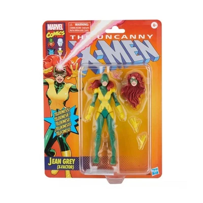 Figura de acción retro de Jean Grey (Factor X) de 6 pulgadas de Marvel Legends Foto 1 de 4