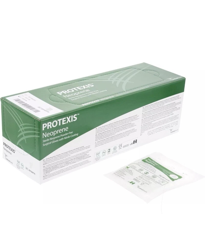 Guantes quirúrgicos de neopreno Case of Cardinal Health Protexis 200 pares talla 6,5 Foto 1 de 1