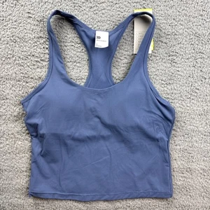 All in Motion Women's XS Everyday Soft Rib Racerback Cropped Support Tank Top - Picture 1 of 8