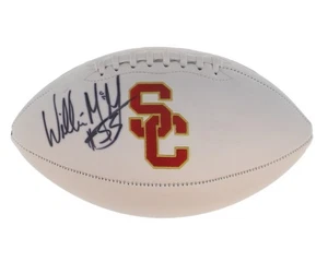 WILLIE McGINEST signiertes USC Trojaner Logo Football (JSA) - Bild 1 von 4