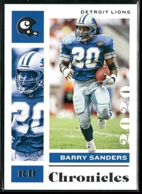 2020 Panini Chronicles Barry Sanders Detroit Lions #33 - Image 1 of 2
