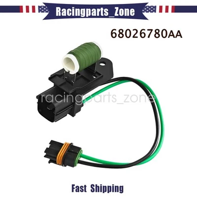 New Wiring Fan Motor 68026780AA For 2008-2012 Jeep wrangler Liberty Nitro Foto 1 de 4