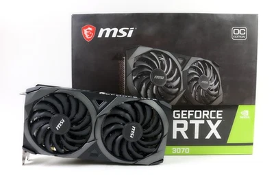 MSI GeForce RTX 3070 8GB Ventus 2X OC GPU w/Box | 1yr Warranty, Fast Ship! - Image 1 of 4