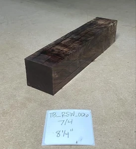 Black Walnut Turning Blank | 8.25" x 1.75" x 1.75" | Kiln Dried | TB_RSW_006 - Picture 1 of 3