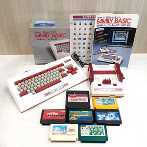 Nintendo Family Basic Keyboard boxed Bundle with Famicom console & 6 games FB708 - Picture 1 of 17