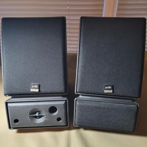 Paar Polk Audio M3 Monitorlautsprecher, Serie 2, schwarz. Leistung 100W. 11 Zoll SCHÖN - Bild 1 von 22