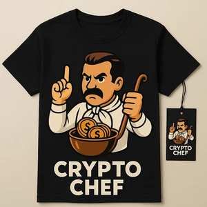 CRYPTO CHEF Official Merchandise T-Shirt Shirt *Sample Pre-sale* - Bild 1 von 4