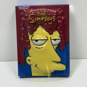 The Simpsons Complete Season 17 Limited Edition Sideshow Bob Moulded Head UK DVD - Foto 1 di 12