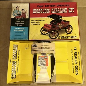 Vintage Ungar Horseless Carriage Kit #308 Original Box, Instructions, & Insert - Picture 1 of 6
