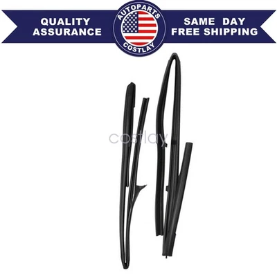 Cauchos de vidrio para puerta nuevos para Nissan Frontier 1998-05 803312S400 803302S400 Foto 1 de 4