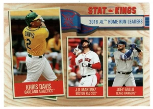 Davis - Gallo - Martinez - Stat Kings - 2019 Topps Big League Baseball # 345 MT - Picture 1 of 1