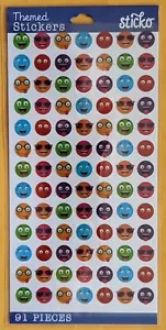 Emoji Sticker Single Sheet / 91 pieces - Picture 1 of 1