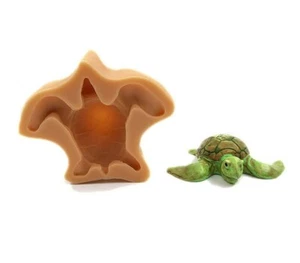 3D Sea Turtle Food Grade Silicone Mold Fondant Cake Sugarcraft Gum Paste Supply - Picture 1 of 8