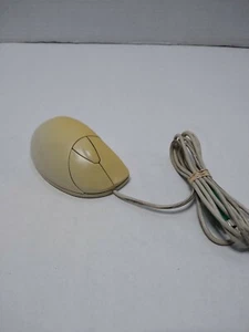 Vintage NLC 2 Button Roller Ball LYNX 96 P Mouse Black Desktop Laptop PC 6 PIN - Picture 1 of 4