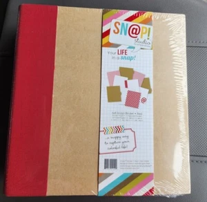 Simple Stories Sn@p! Binder 6"X8"-Red