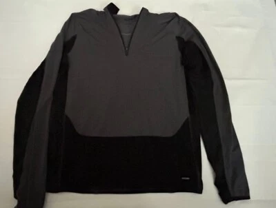 Men's Champion Power Core Duo Dry Hooded Pullover Sz Medium Black Gray - Image 1 of 4