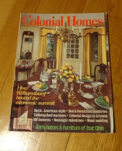 Colonial Homes Magazine Januar/Februar 1984 - Williamsburg - Bild 1 von 2