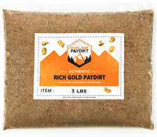 3 POUNDS Rich Unsearched Gold Paydirt - gold panning concentrates ADDED GOLD!