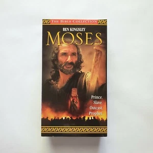 Moses VHS, 2002, 2-Tape Set Ben Kingsley - Picture 1 of 4