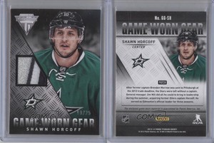 2013-14 Panini Titanium Game-Worn Gear Patch /25 Shawn Horcoff #GG-SH Patch