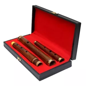 Irish Celtic D Flute Professional 4 Part Slider Natural Whistles Tuneable Flute - Picture 1 of 12