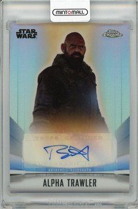 2022 Topps Star Wars Chrome Tait Fletcher As Alpha Trawler Autograph