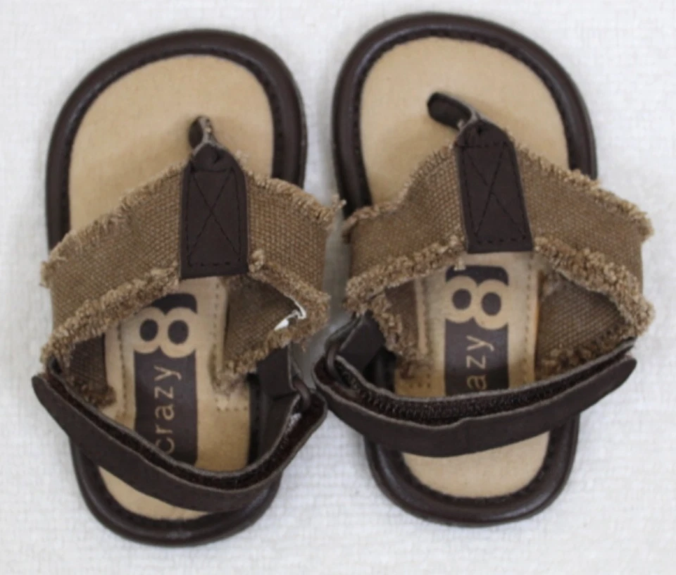 Chanclas Crazy 8 Baby Marrón Talla 3-4 Foto 1 de 3