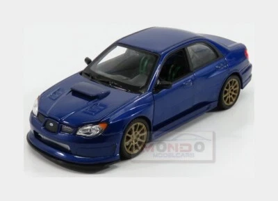 1:24 Welly Subaru Impreza Wrx Sti 2010 Blue Met WE22487BL Modellino - Immagine 1 di 2