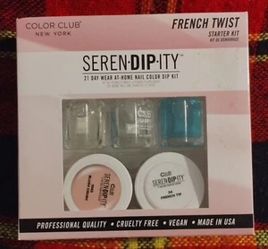 SERENDIPITY French twist nail color dip Starter kit COLOR CLUB new york - Picture 1 of 2