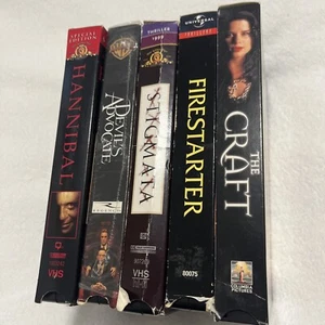 5 Classic Horror VHS Bundle - Picture 1 of 6