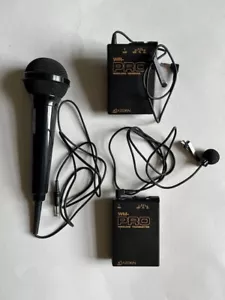 AZDEN WMS-PR0, VHS wireless microphone system for video cameras. 2 x mics. EX.EX - Picture 1 of 9