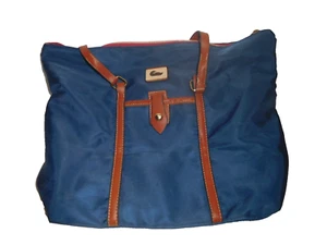DOONEY & BOURKE BLAU NYLON WAYFARER BEUTELTASCHE REISSVERSCHLUSS SHOPPER WEEKENDER SCHULTERTASCHE - Bild 1 von 6