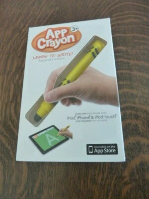 Dano App Crayon Stylus Iphone Ipad Touch Pencil Pen Yellow Drawing Kids New - Image 1 of 2