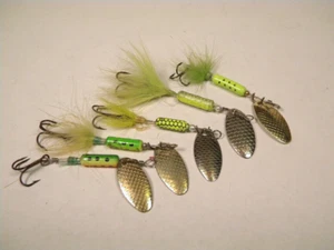 5 Yellow Chartreuse spinner spinnerbait crankbait lure - Picture 1 of 2
