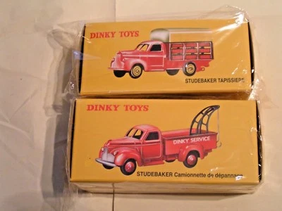 DINKY TOYS (ATLAS) 1/43  -  LOT 4  =  2 CAMIONS STUDEBAKER  EN BOÎTES SCELLEES - Photo 1/3