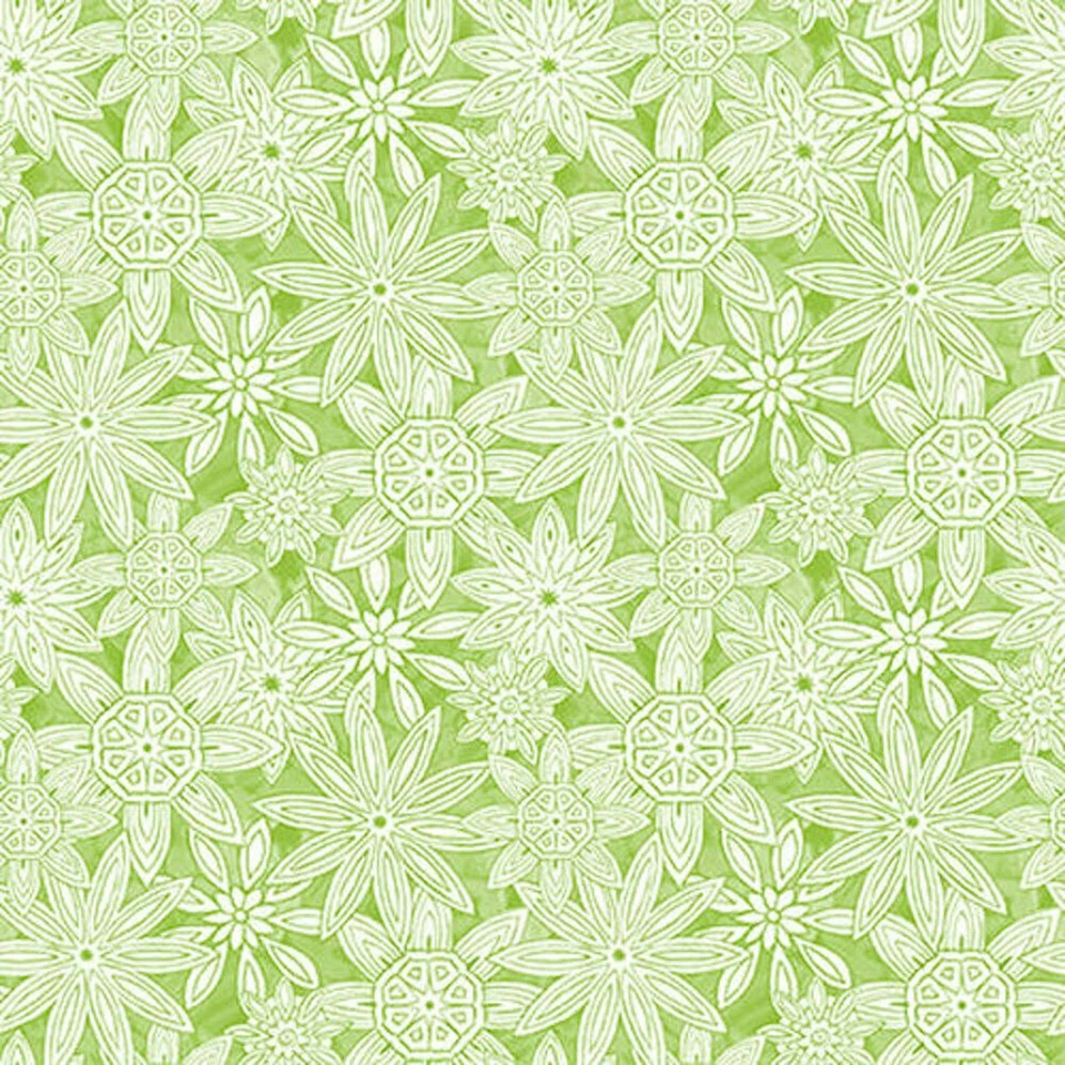 Mandala Tango-Acolchado en blanco-BTY Foto 1 de 1