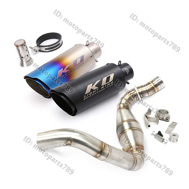 Sistema de escape de cabezal delantero deslizable 51 mm para BMW G310GS G310R Foto 1 de 4