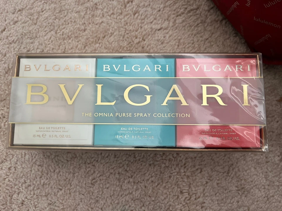 Nuevo BVLGARI The Omnia Monedero Colección 3 Piezas Precintado Gran Regalo Foto 1 de 4
