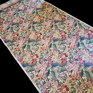 Waverly Chintz Vintage Fabric 3 yds Floral CottageCore Made in USA 54" Wide - Picture 1 of 5